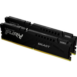 Pamięć - Kingston Fury Beast Black 64GB [2x32GB 4800MHz DDR5 CL38 DIMM]'