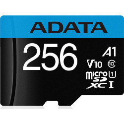 ADATA Premier microSDXC 256GB 100R/25W UHS-I Class 10 A1 V10 + Adapter'