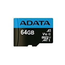 Karta pamięci ADATA PREMIER AUSDX64GUICL10A1-RA1 (64GB; Class 10; Adapter)'