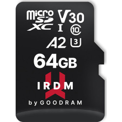 Karta mSDXC GOODRAM 64GB IRDM UHS I U3 A2 + adapter'