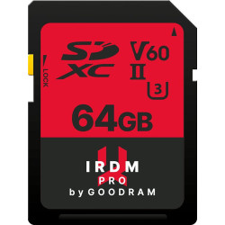 GOODRAM SDXC 64GB IRDM Pro UHS-II U3'