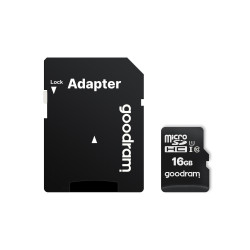Karta pamięci GoodRam M1AA-0160R12 (16GB; Class 10  Class U1; Adapter  Karta pamięci)'