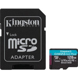 KINGSTON microSDXC Canvas Go Plus 128GB + adapter'