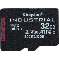 Kingston Industrial microSDHC 32GB Class 10 A1 pSLC + SD Adapter'