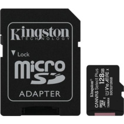 Karta pamięci z adapterem Kingston Canvas Select Plus SDCS2/128GB (128GB; Class 10  Class U1  V10; + adapter)'