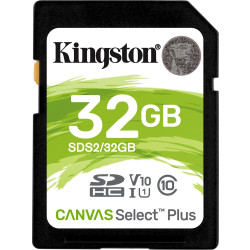 Karta pamięci Kingston Canvas Select Plus SDS2/32GB (32GB; Class U1  V10; Karta pamięci)'