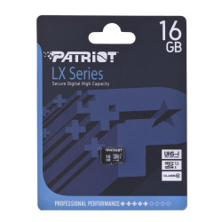 Patriot 16GB LX Series UHS-I microSDHC'