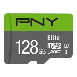 PNY Elite microSDXC 128GB + Adapter SD'