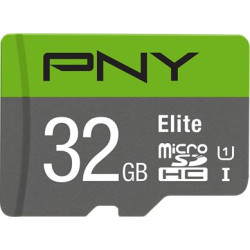 PNY Elite microSDHC 32GB + Adapter SD'