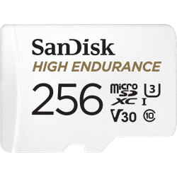 High Endurance microSDXC 256GB V30 z adapterem (rejestratory i monitoring)'
