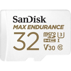 SanDisk Max Endurance microSDHC 32GB Class 10 U3 + Adapter'