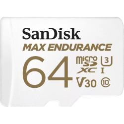 SanDisk Max Endurance microSDXC 64GB Class 10 U3 + Adapter'