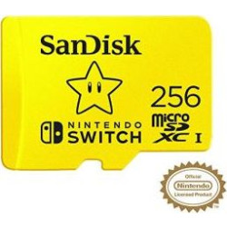 SanDisk Ultra microSDXC 256GB Nintendo Switch 100/90 MB/s A1 UHS-I'