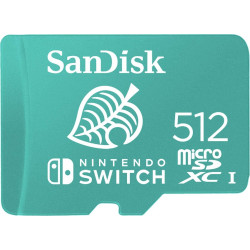 SanDisk Ultra microSDXC 512GB Nintendo Switch 100/90 MB/s A1 UHS-I'