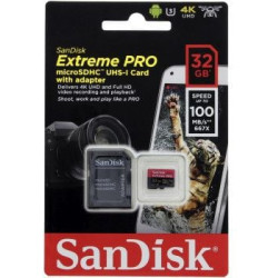 Karta pamięci SanDisk Extreme Pro SDSQXCG-032G-GN6MA (32GB; Class U3)'