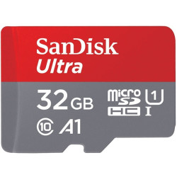 SanDisk Ultra microSDHC 32GB Android 98MB/s A1 UHS-I + Adapter'
