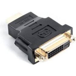 Adapter Lanberg AD-0014-BK (HDMI M - DVI-I F; kolor czarny)'