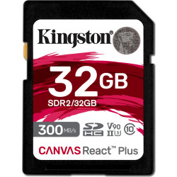 Kingston SDHC Canvas React Plus 32GB 300R/260W UHS-II U3'