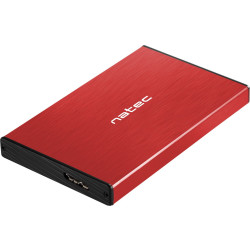 Obudowa NATEC Rhino Go NKZ-1279 (2.5 ; USB 3.0; Aluminium; kolor czerwony)'