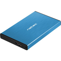 Obudowa na dysk NATEC Rhino Go NKZ-1280 (2.5 ; USB 3.0; Aluminium; kolor niebieski)'