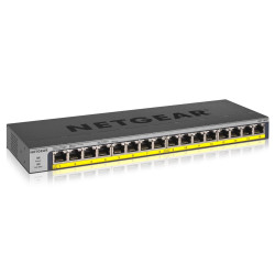 Switch PoE NETGEAR GS116PP-100EUS (16x 10/100/1000Mbps)'