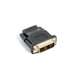 Adapter Lanberg AD-0013-BK (HDMI F - DVI-D M; kolor czarny)'