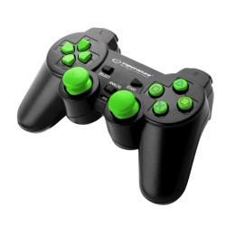 Gamepad kontroler Esperanza TROOPER EGG107G (PC  PS3; kolor czarno-zielony)'