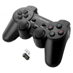 Gamepad bezprzewodowy Esperanza EGG108K (PC  PS3; kolor czarny)'