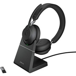 Słuchawki - Słuchawki bezprzewodowe Jabra Evolve 2 65 UC Stereo Stand Black - 26599-989-989'
