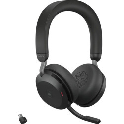 Słuchawki - Słuchawki bezprzewodowe Jabra Evolve 2 75 USB-C MS Stereo Black - 27599-999-899'