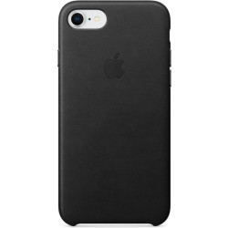 Apple iPhone 8/7 Leather Case czarny (MQH92ZM/A)'