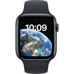 Apple Watch SE GPS, 44 mm Koperta z aluminium w kolorze północy z paskiem sportowym w kolorze północy - regular'