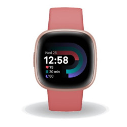 Fitbit by Google Versa 4 różowo-miedziany'