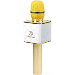 Technaxx MusicMan Karaoke Microphone BT-X31 gold-white'