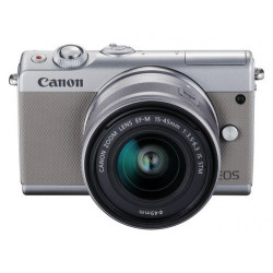 Aparat cyfrowy Canon EOS M100 Srebrny + M15-45 + IRISTA (2211C067)'
