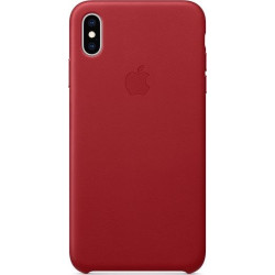 Apple iPhone XS Max Leather Case (PRODUCT) RED (MRWQ2ZM/A)'