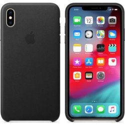 Apple iPhone XS Max Leather Case czarny (MRWT2ZM/A)'