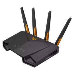 ASUS TUF Gaming AX4200 wireless router 2 5 Gigabit Ethernet Dual-band (2.4 GHz / 5 GHz) Black  Orange'