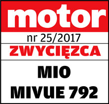 Nagroda magazynu Motor 25/2017 dla Mio Mivue 792